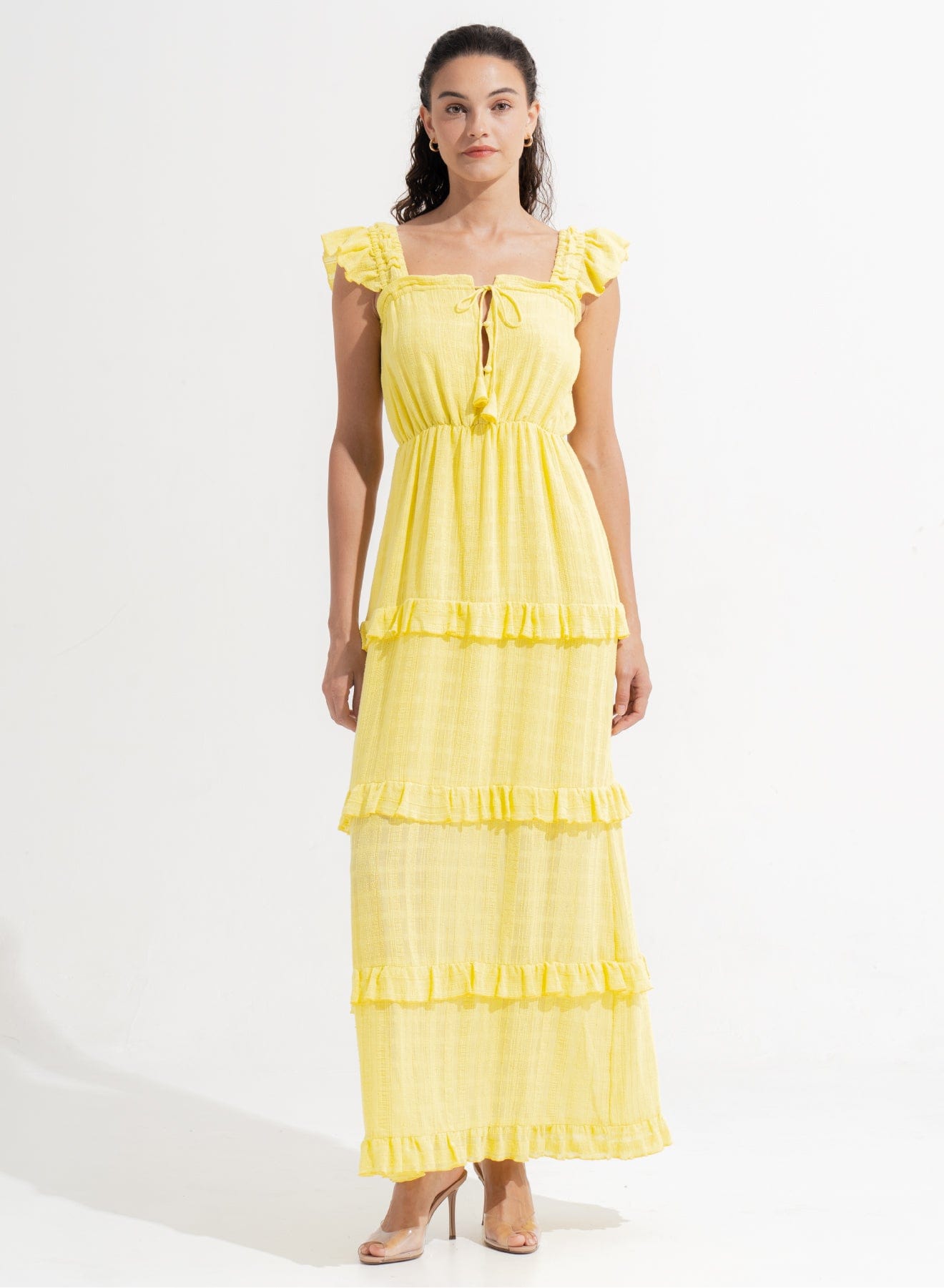 Morrato Bali Maxi Dress Paula Maxi Dress Lemon