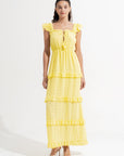 Morrato Bali Maxi Dress Paula Maxi Dress Lemon