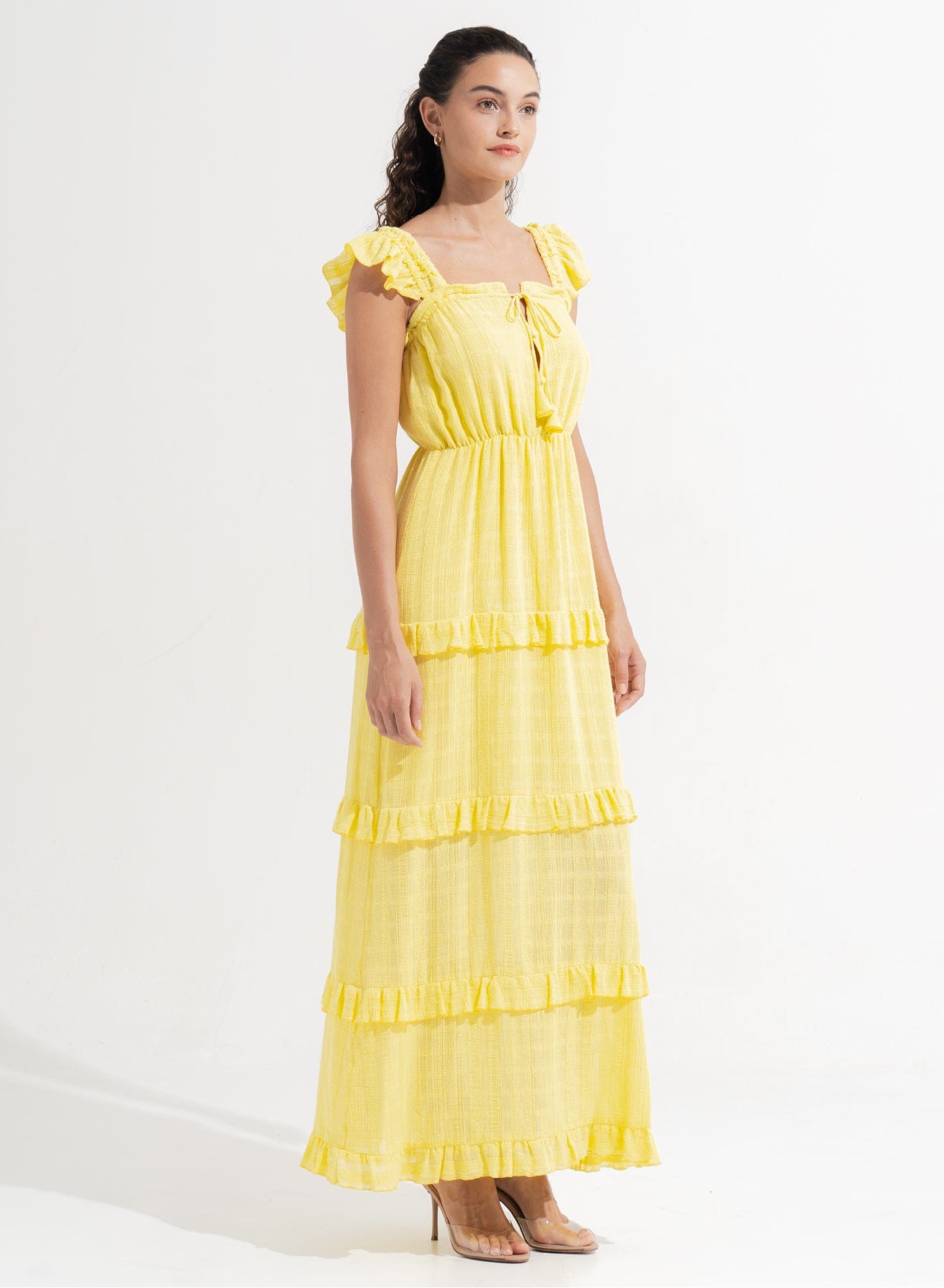 Morrato Bali Maxi Dress Paula Maxi Dress Lemon