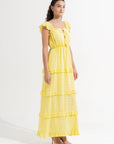 Morrato Bali Maxi Dress Paula Maxi Dress Lemon