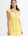 Morrato Bali Maxi Dress Paula Maxi Dress Lemon