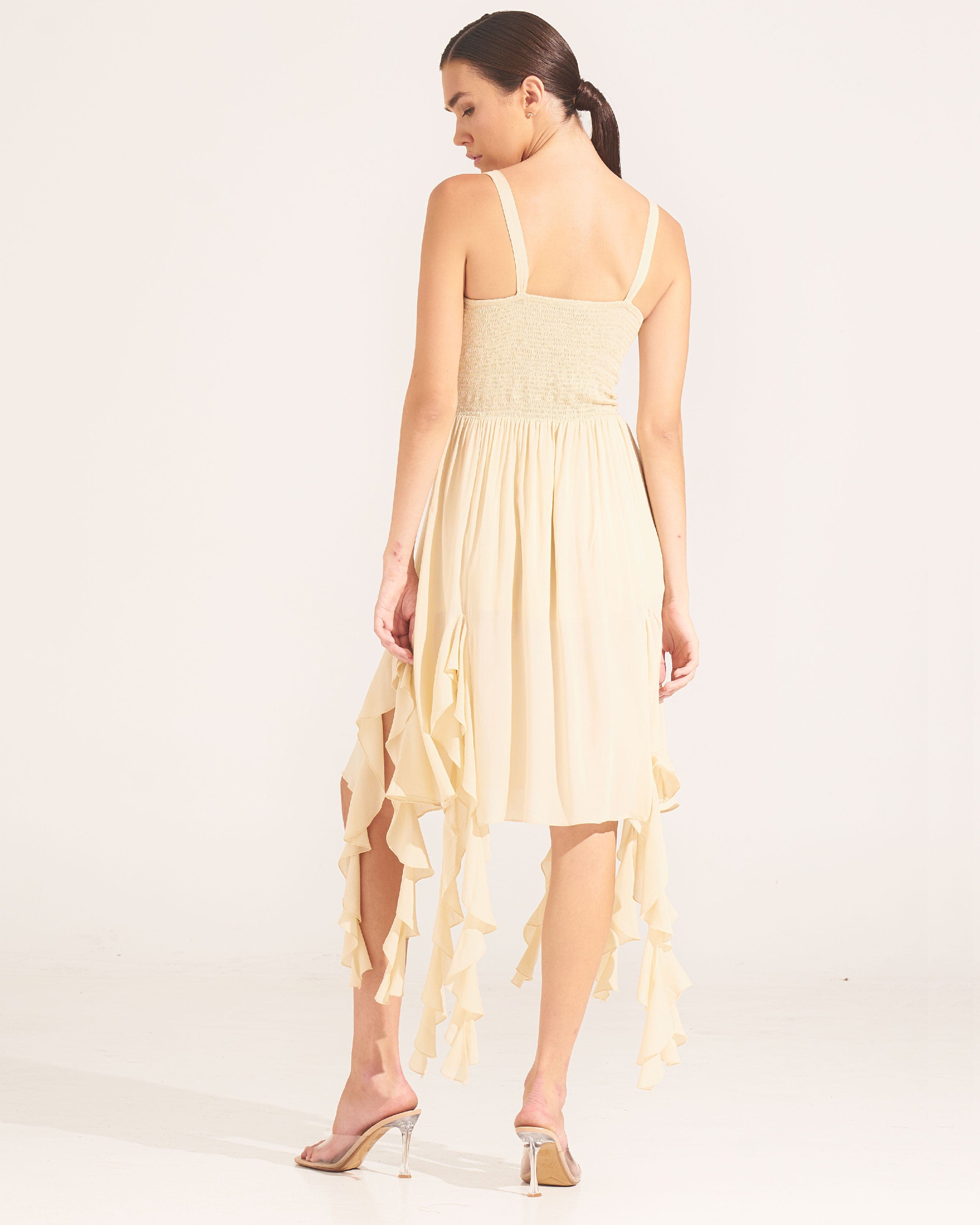 Morrato Bali Midi Dress Nash Midi Dress Ivory