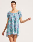 Morrato Bali Mini Dress Marguerite Shirred Mini Dress Roselle Aruba