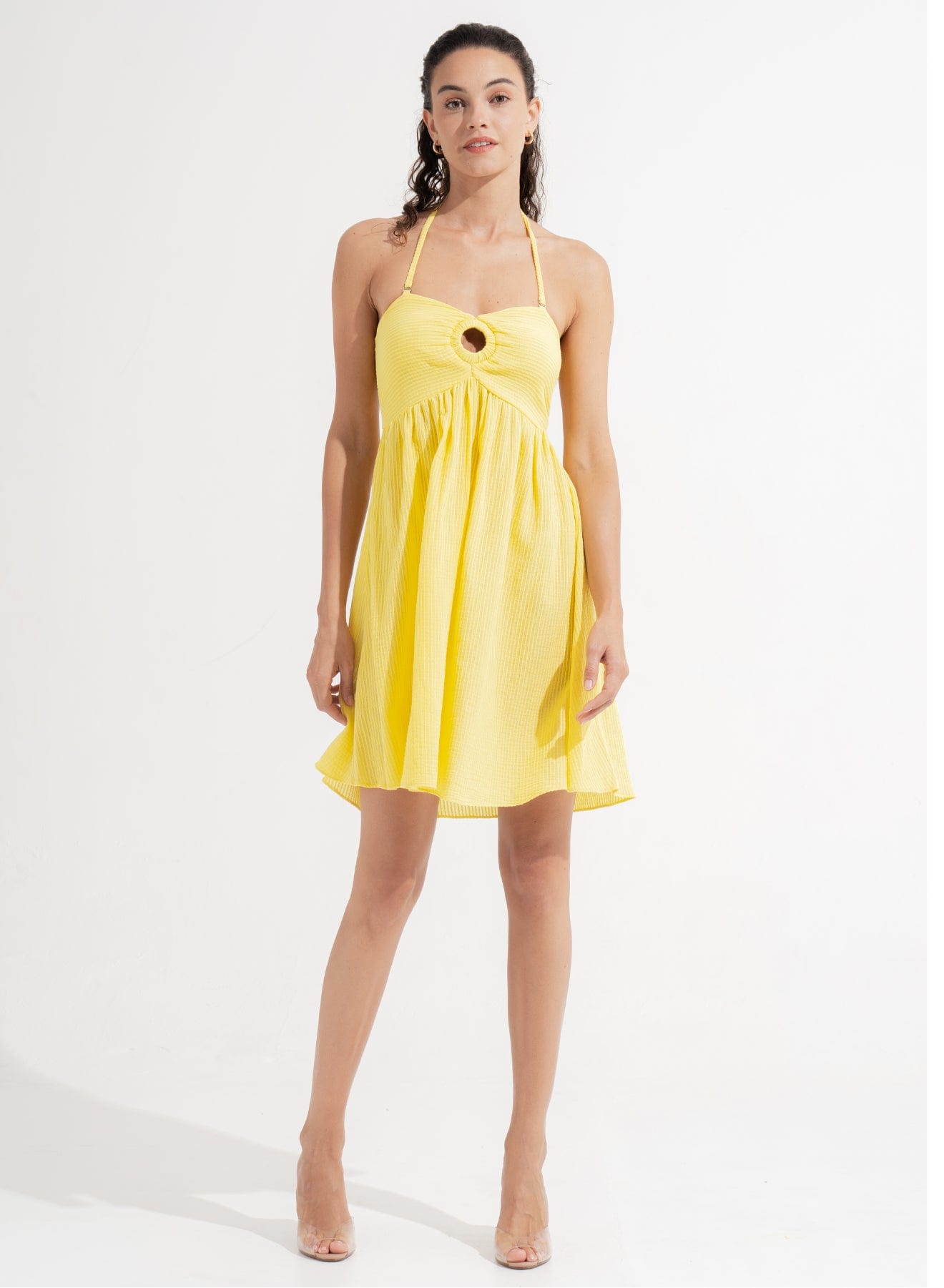 Morrato Bali Mini Dress Salome Mini Dress Lemon