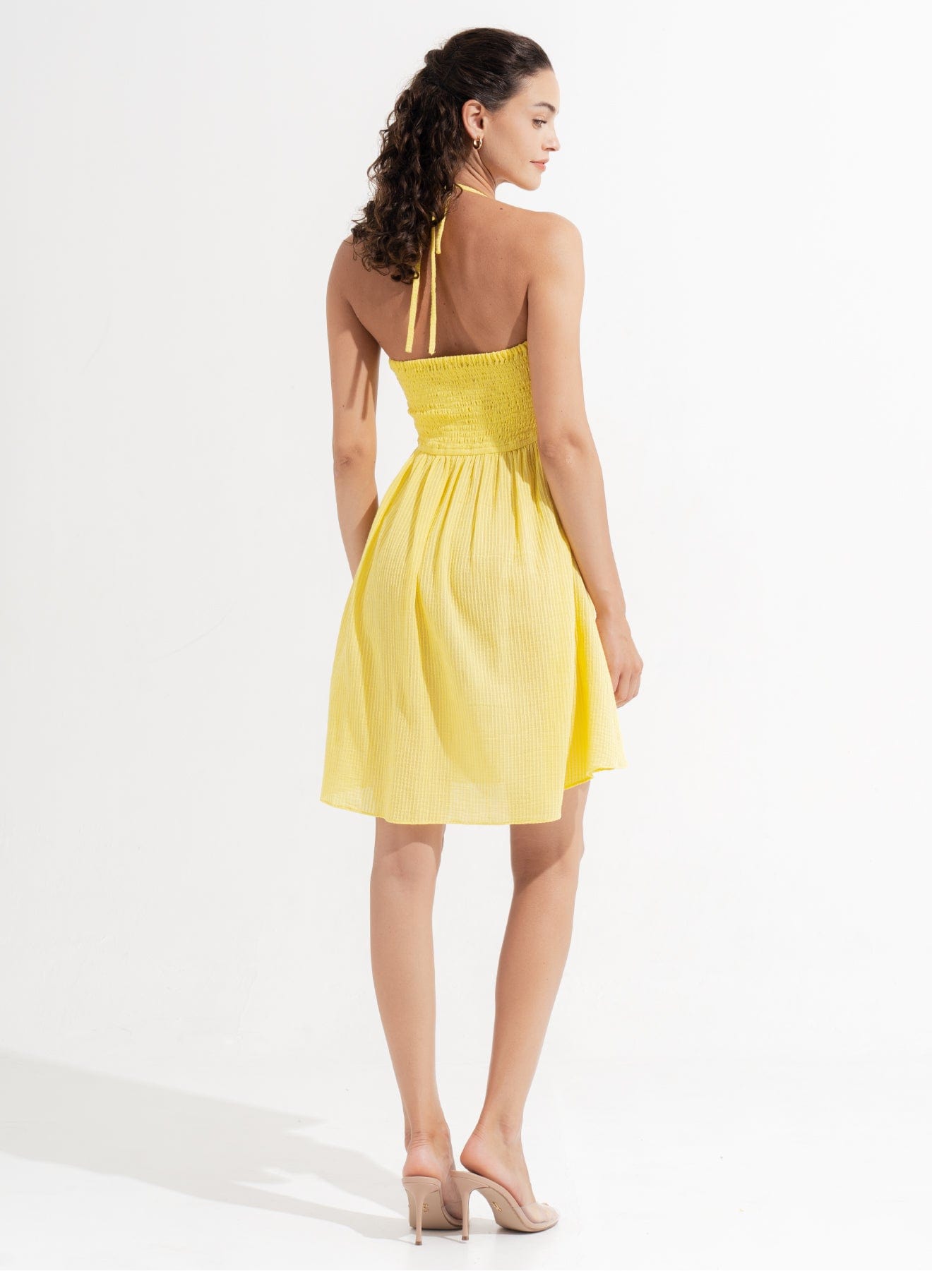 Morrato Bali Mini Dress Salome Mini Dress Lemon