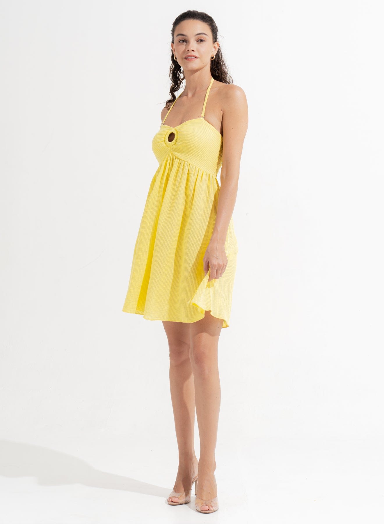 Morrato Bali Mini Dress Salome Mini Dress Lemon