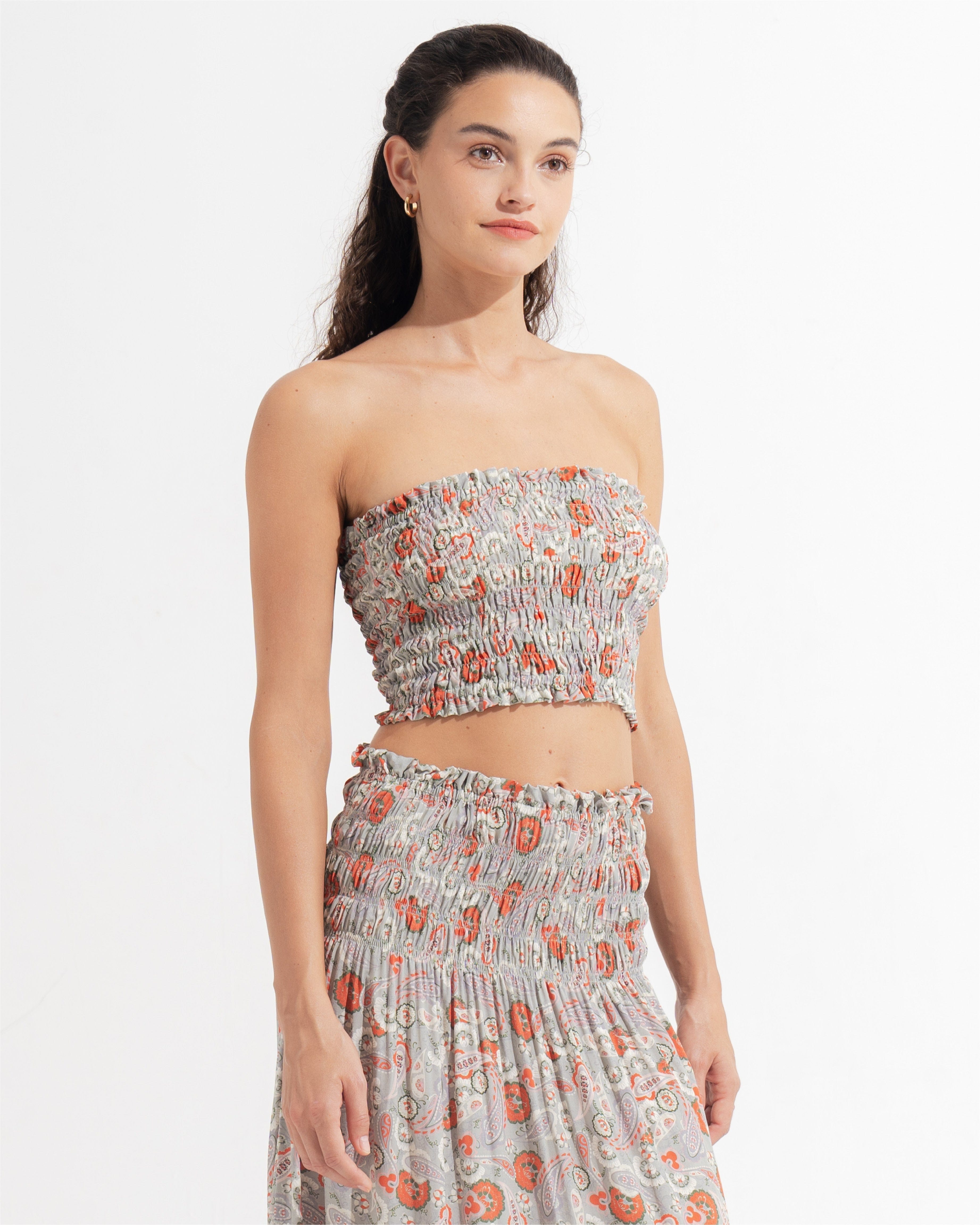 Morrato Bali Top Illona Bandeau Faina Abbey Stone