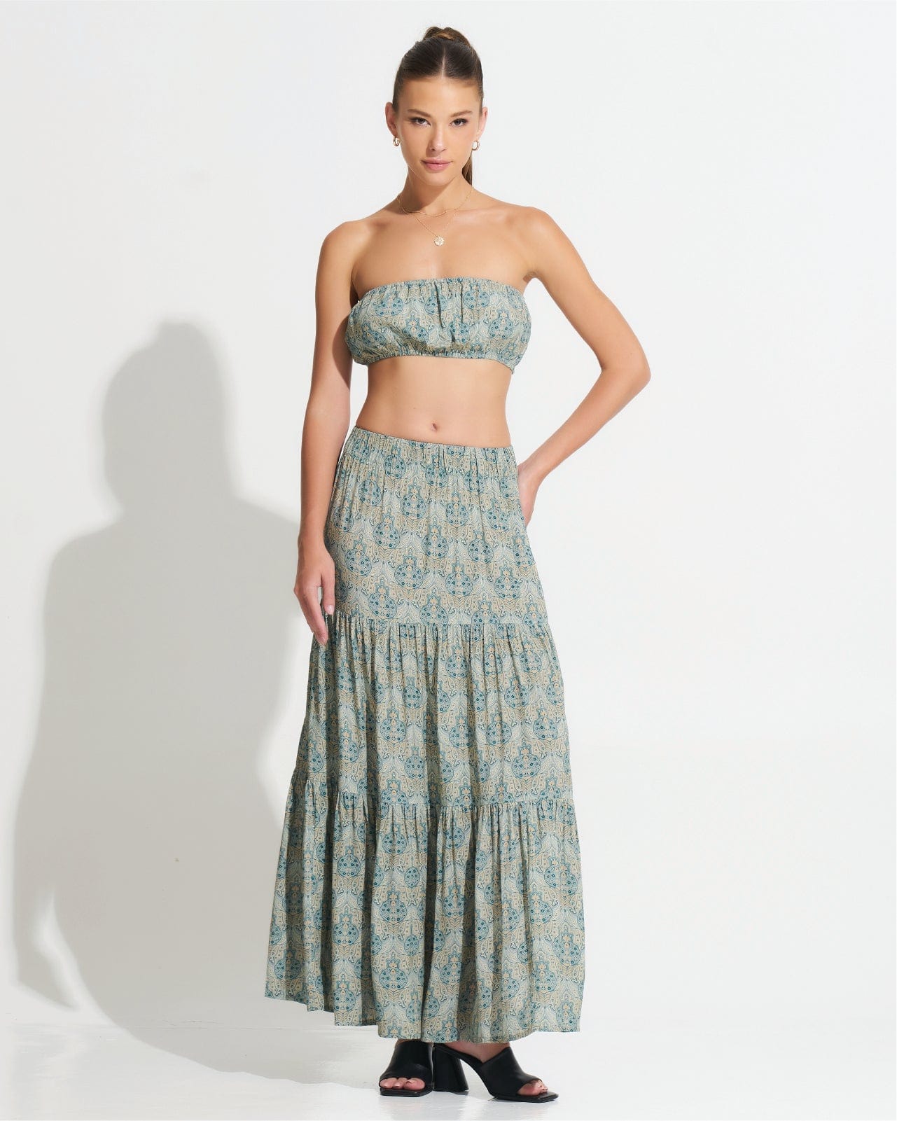 Morrato Maxi Skirt Estrella Skirt Primavera Jadeite