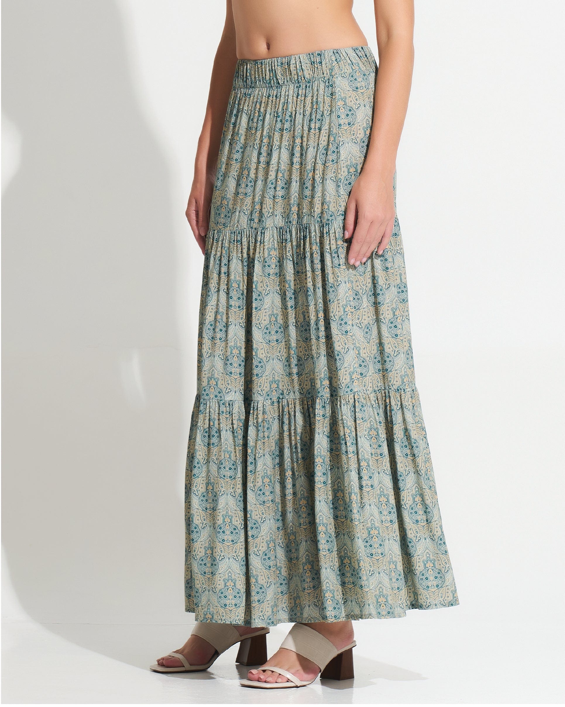 Morrato Maxi Skirt Estrella Skirt Primavera Jadeite