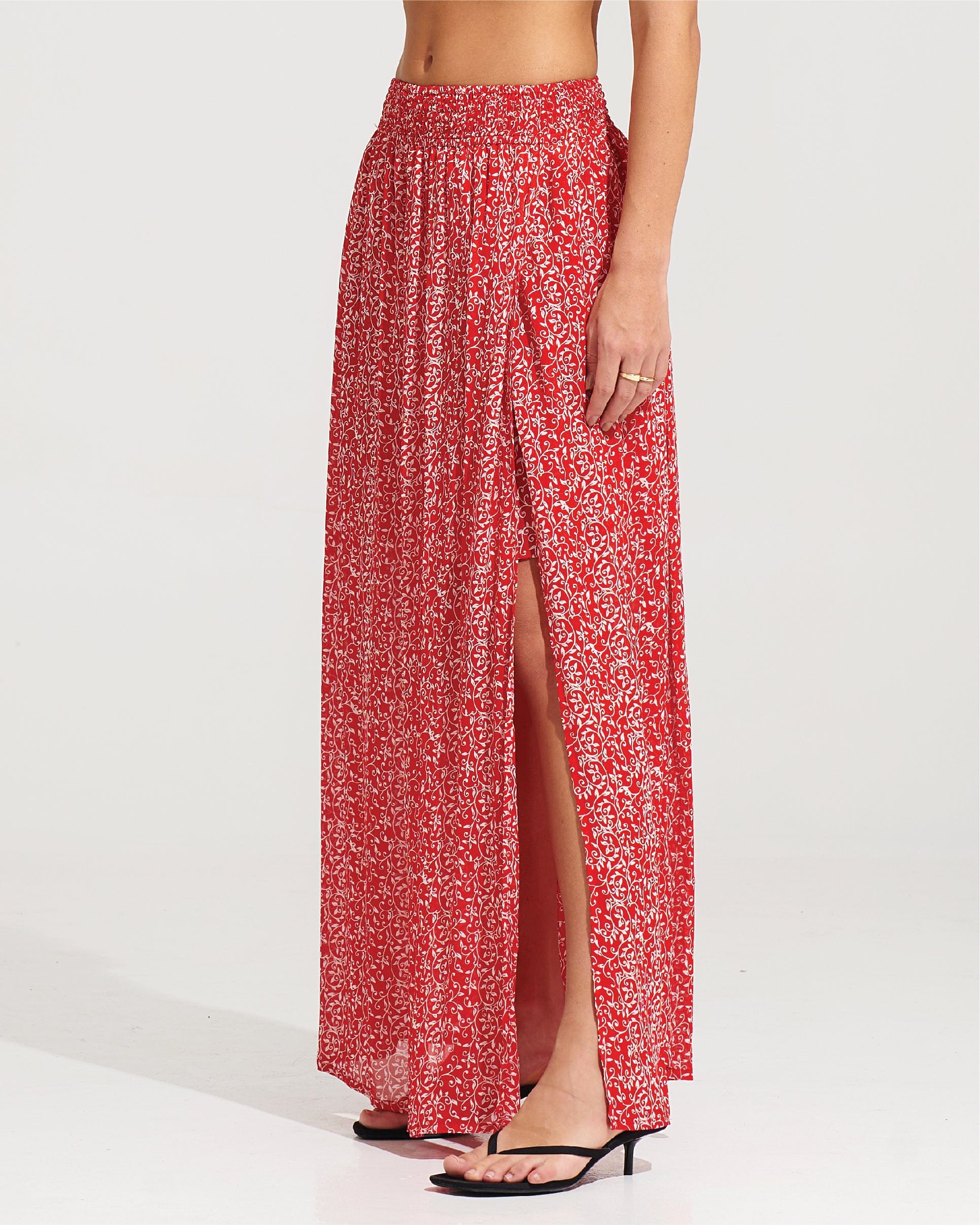 Morrato Maxi Skirt Hayah Maxi Skirt Geneva Red