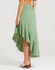 Morrato Midi Skirt Brielle Skirt Basil