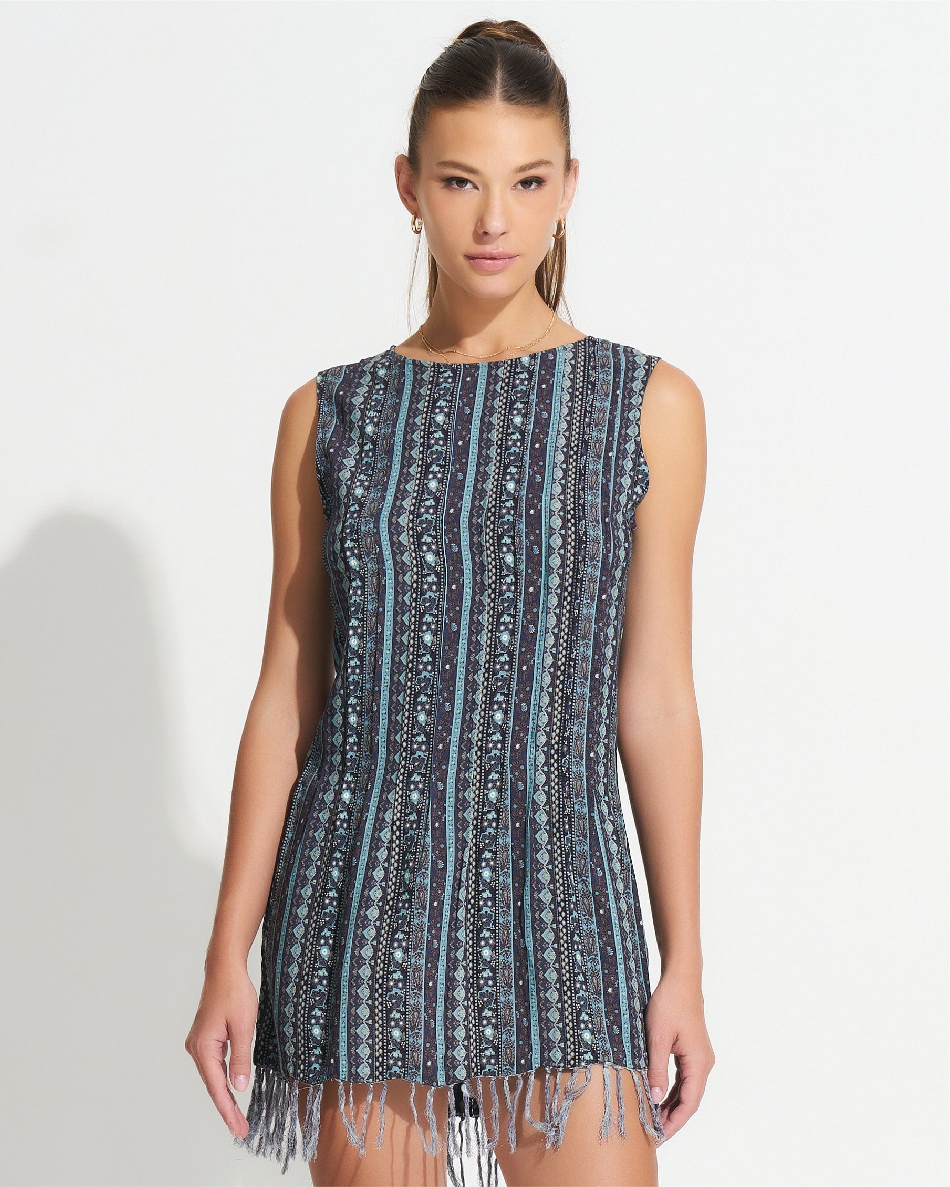 Morrato Mini Dress Asher Mini Dress Orva Estate Blue