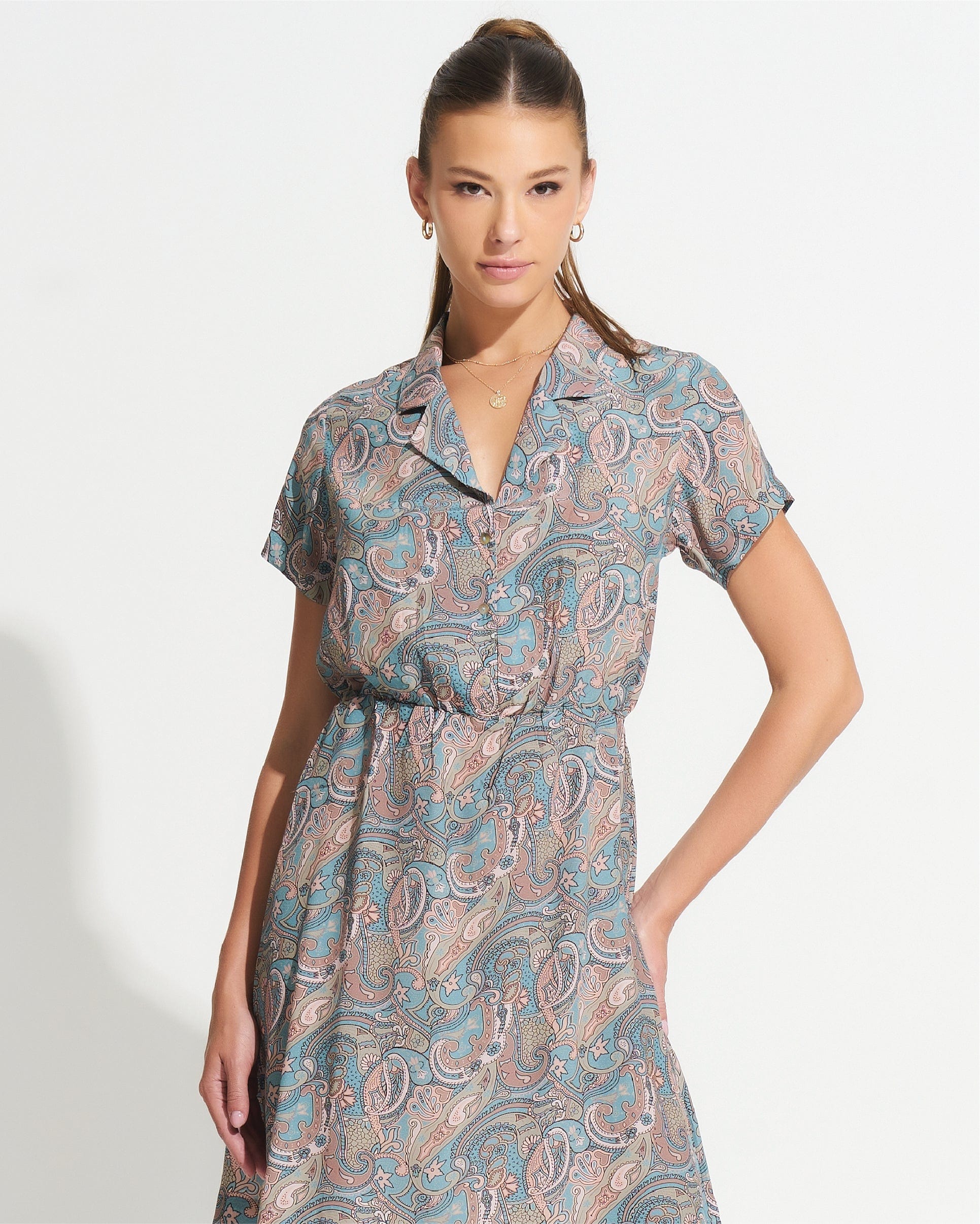 Morrato Mini Dress Freya Mini Dress Daviana Cadet Blue