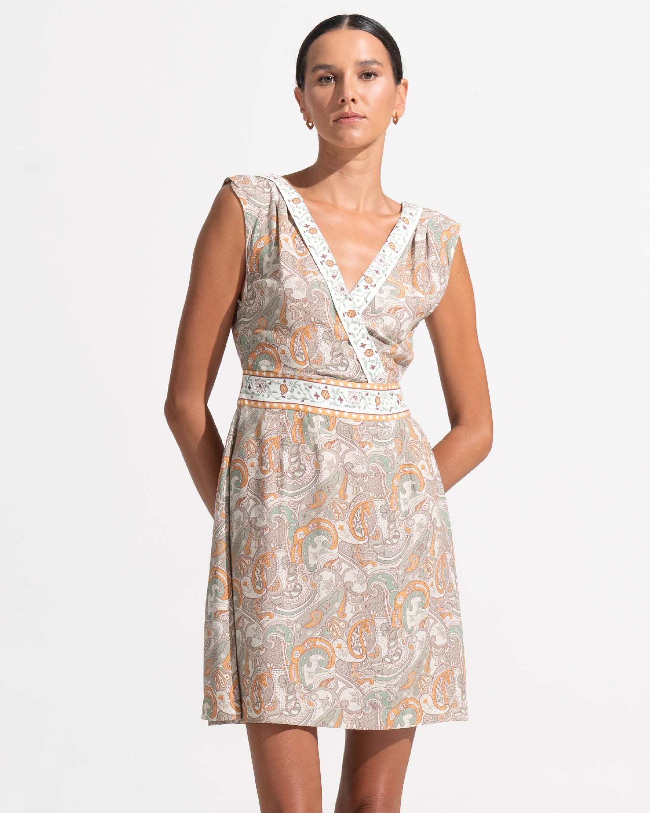 Morrato Mini Dress Jewel Mini Dress Daviana Beige