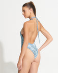 Morrato One Piece Marylin One Piece Topographical Blue