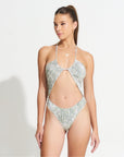 Morrato One Piece Solange One Piece Topographical Green