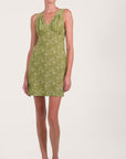 Robe courte en jacinthe Mariposa Olive