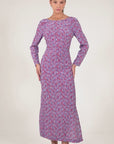 Robe longue Aster Sunkist corail