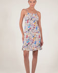 Robe courte Farrah Gerbera Blanc