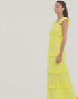 Paula Maxi Dress Lemon