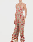 Daphne Long Jumpsuit Giina Red Ochre