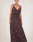 Aurelia Maxi Dress Rose Crimson