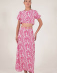 Lizzie Maxi Skirt Rhiannon Fuschia