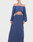 Abella Maxi Skirt Azure